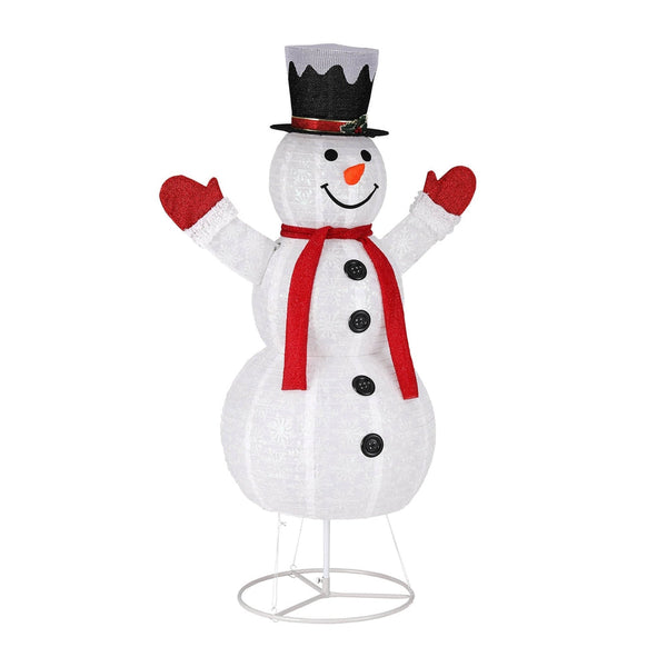1.7M Christmas Lights 200 Led Fairy Snowman Decorations Jingle Jollys Decorative Lighting