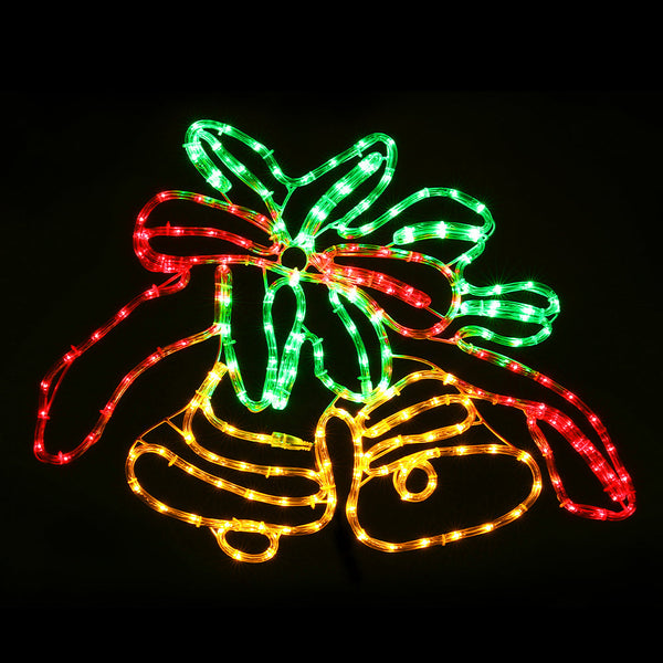 0.76M Christmas Lights 216 Led Bell Motif Decorations Jingle Jollys Decorative Lighting