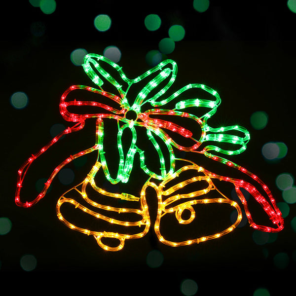 0.76M Christmas Lights 216 Led Bell Motif Decorations Jingle Jollys Decorative Lighting