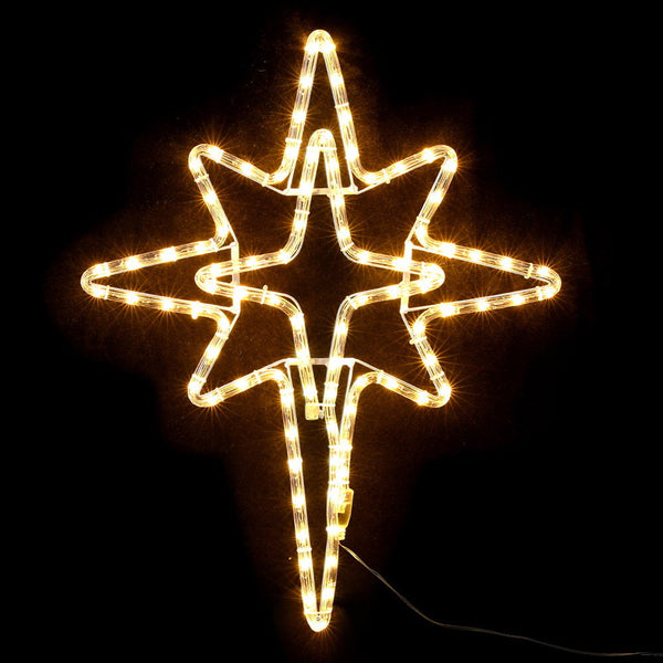 Jingle Jollys Christmas Lights 57Cm Bethlehem Star 90 Led Xmas Decorations Motif Decorative Lighting