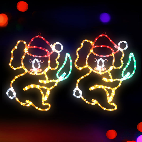 0.48M Christmas Lights Motif 216 Led Rope Outdoor Decoration Jingle Jollys Decorative Lighting