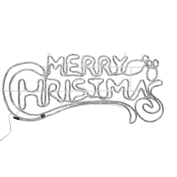 Jingle Jollys Christmas Motif Lights Led Rope Merry Xmas Waterproof Colourful Seasonal Decorations