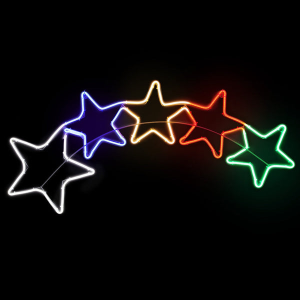 1.25M Christmas Lights Motif 560 Led Rope Outdoor Decoration Jingle Jollys Decorative Lighting