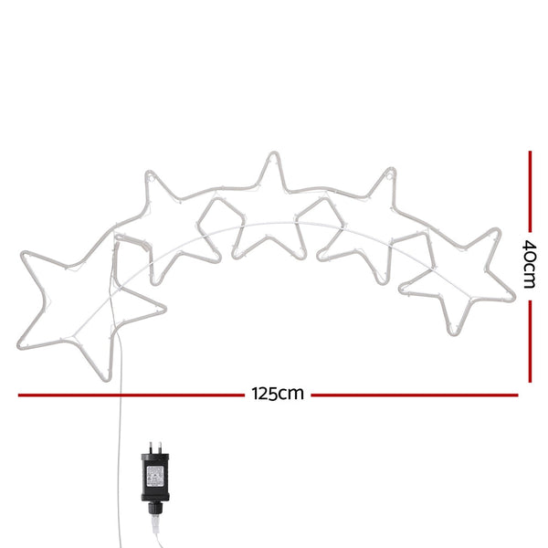 1.25M Christmas Lights Motif 560 Led Rope Outdoor Decoration Jingle Jollys Decorative Lighting