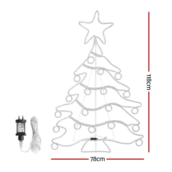 1.18M Christmas Lights Motif 288 Led Rope Outdoor Decoration Jingle Jollys Decorative Lighting