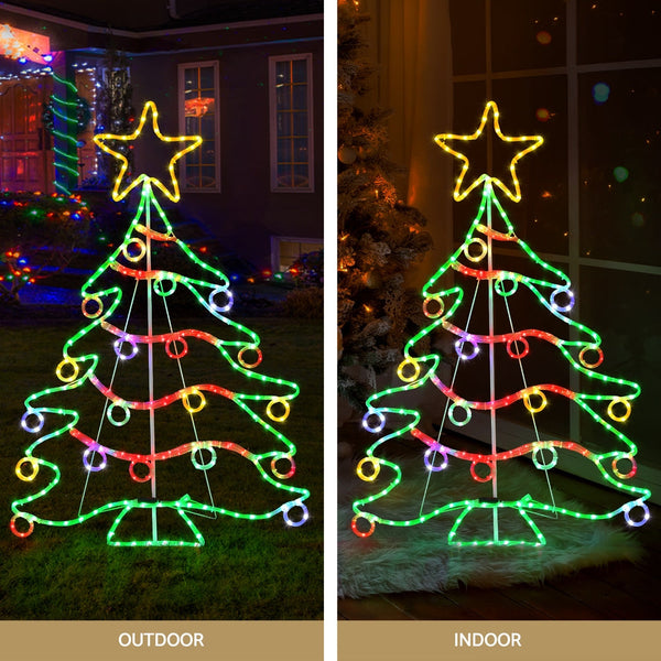 1.18M Christmas Lights Motif 288 Led Rope Outdoor Decoration Jingle Jollys Decorative Lighting