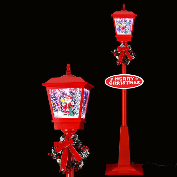 1.8M Christmas Lights Post Lamp Led Outdoor Decorations Jingle Jollys Decorative Lighting