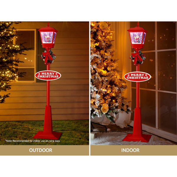 1.8M Christmas Lights Post Lamp Led Outdoor Decorations Jingle Jollys Decorative Lighting