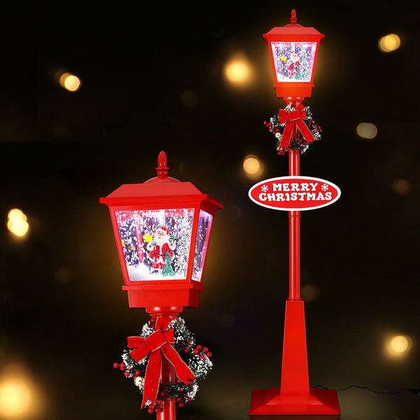 1.8M Christmas Lights Post Lamp Led Outdoor Decorations Jingle Jollys Decorative Lighting