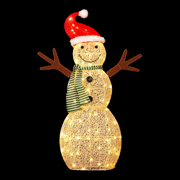 0.97M Christmas Lights Snowman 80 Led Decorations Jingle Jollys Decorative Lighting