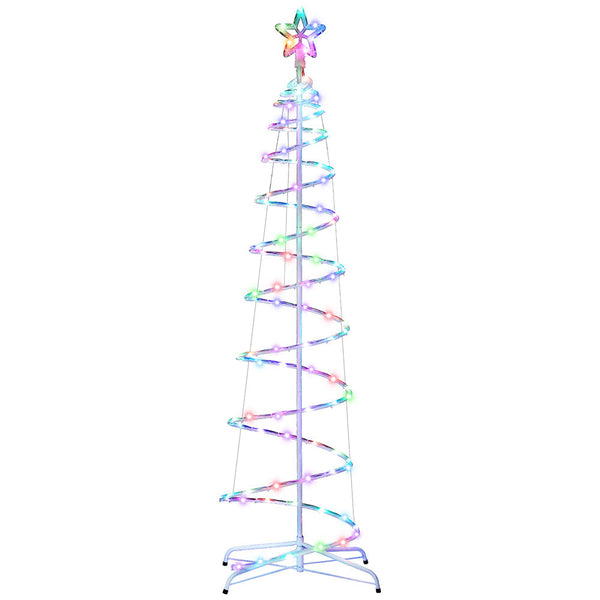 Jingle Jollys Christmas Tree 1.8M 100 Rgb Led Rope Lights Xmas Trees Decoration Decorative Lighting