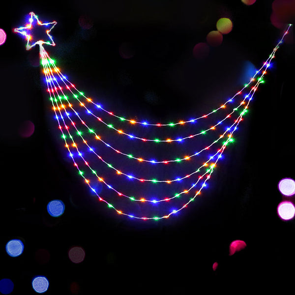 200 Led 3M Christmas Lights Solar String Fairy Jingle Jollys Seasonal Decorations