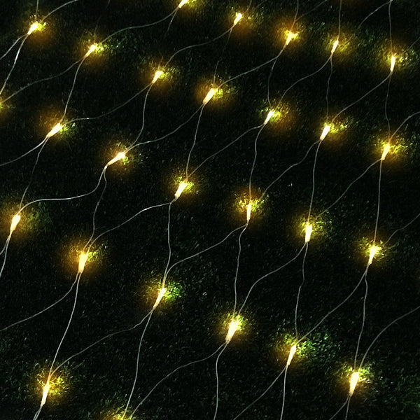 1000 Led Christmas Lights 4M X 6M Net String Warm White Jingle Jollys Seasonal Decorations