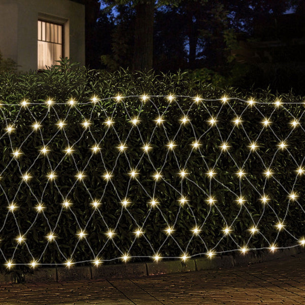 2Mx3m Christmas Lights Net String Decorations Warm 504 Led Jingle Jollys Seasonal Decorations