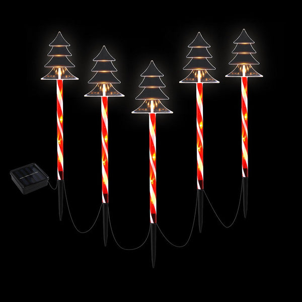 25 Led Pcs Christmas Lights Path Ground Garden Decorations Jingle Jollys Decorative Lighting
