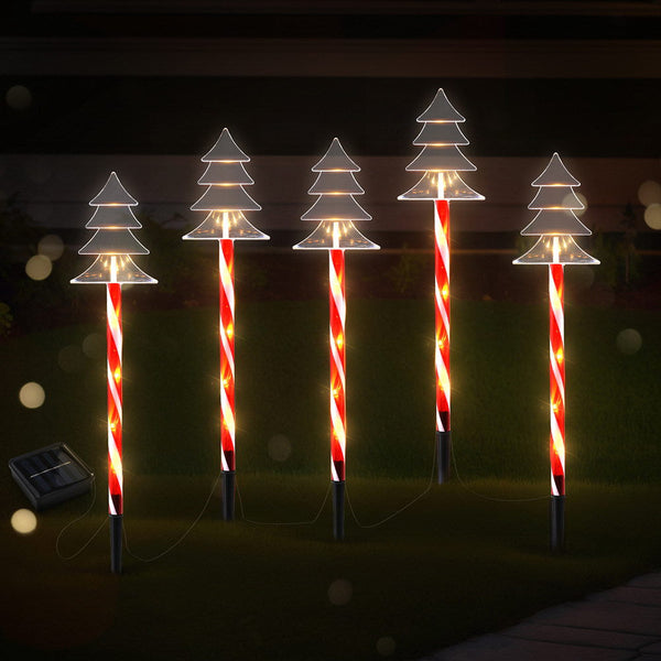 25 Led Pcs Christmas Lights Path Ground Garden Decorations Jingle Jollys Decorative Lighting