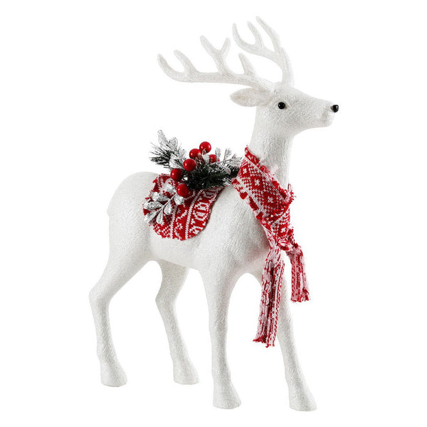 Jingle Jollys Christmas Reindeer 45Cm Glitter Deer Ornaments Party Decorations Seasonal Decorations