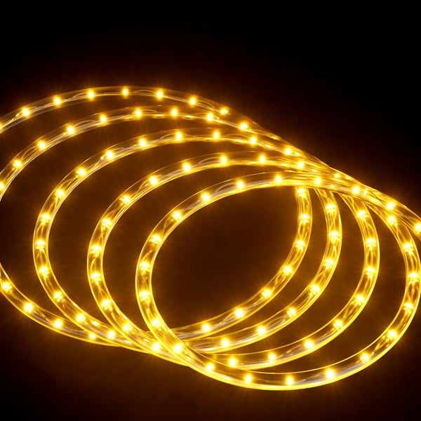 20M Christmas Lights String Rope Decorations 600 Led Warm Jingle Jollys Decorative Lighting