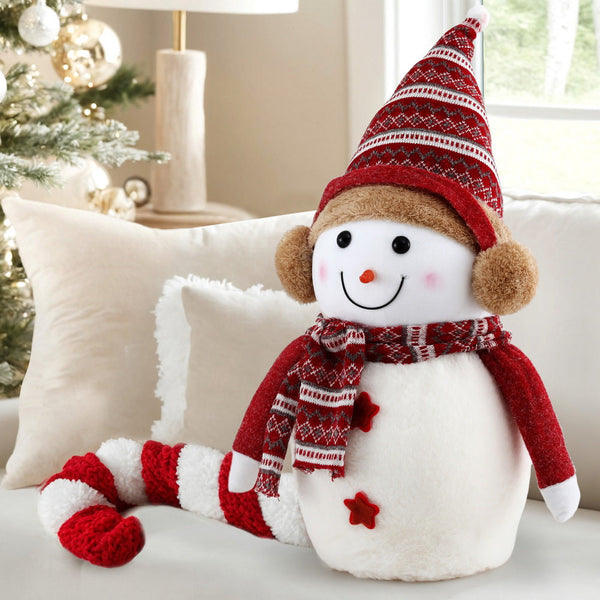 Jingle Jollys Christmas Snowman Handicraft Ornaments Party Decorations 45Cm Seasonal Decorations