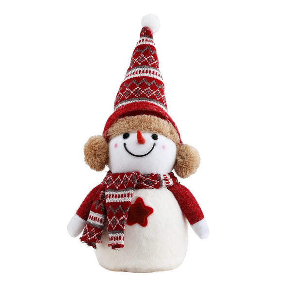 Jingle Jollys Christmas Snowman Handicraft Ornaments Party Decorations 35Cm Seasonal Decorations