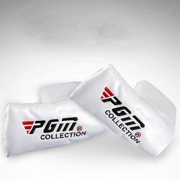 White And Red Golf Club Head Cover For Protection Durability Club Head Covers