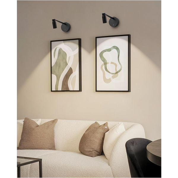 Zoomable Picture Light For Wall Battery Operated Cct Dimmable Spotlight With Remote Wall Fixtures