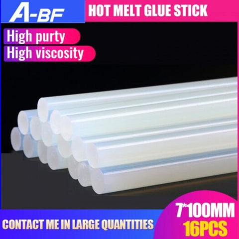 A Bf Hot Melt Glue Sticks High Viscosity Silicon Craft Album Repair Tools 16 Pcs 7X100mm Jt001