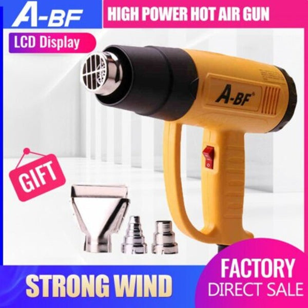 A Bf Heat Shrink G Un Digital Display Hot Air Plastic Welding Torch Hair Dryer Fq 700A Other Welding Equipment