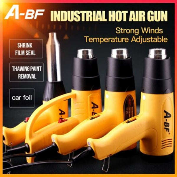 A Bf Industrial Heat Shrink Gun Digital Display Hot Air Plastic Welding Torch Hair Dryer Fq 700A