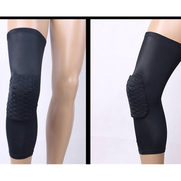 1Pc Breathable Professional Anti Collision Honeycomb Protective Knee Leggings