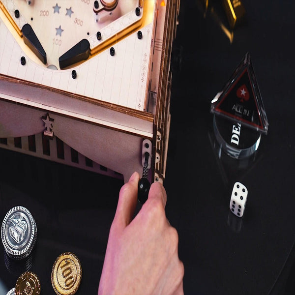 Rokr Diy Pinball Machine 3D Puzzle Table Game Eg01 Puzzles