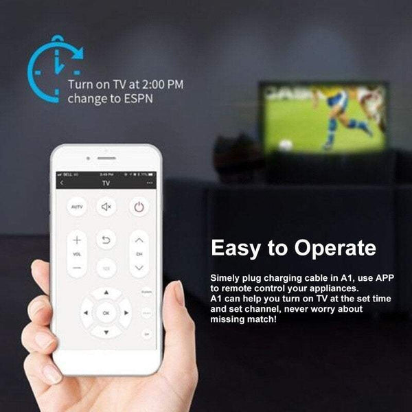 Tv A1 Smart Ir Wi Fi For Alexa Google Assistant Home / Can Be Used With Air Conditioner Set Top Box Remote Controls