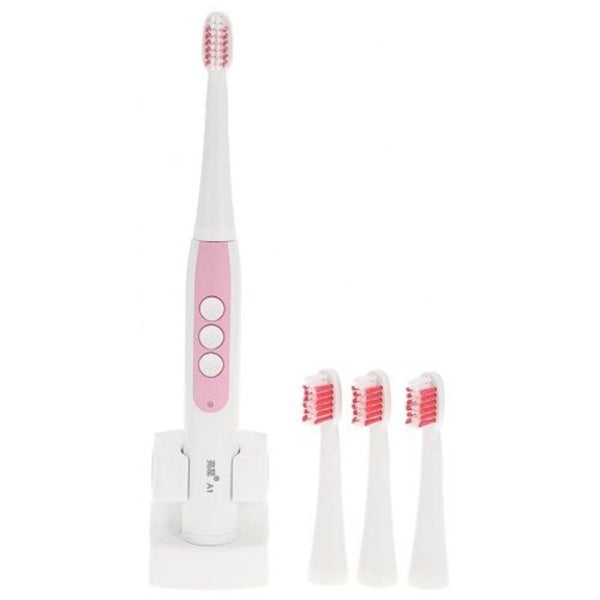 A1 Ultrasonic Electric Toothbrush Pink Electric Toothbrushes
