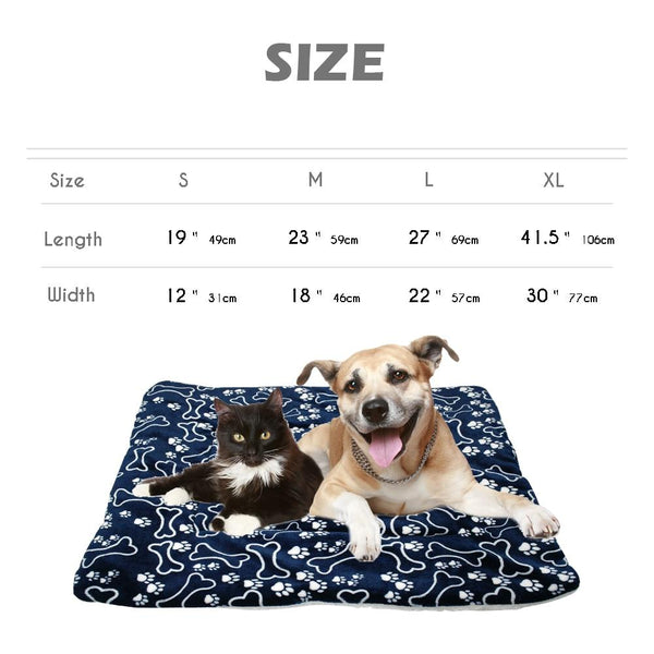 Soft Warm Dog Bed Pet Cushion Fleece Mat Pet Beds