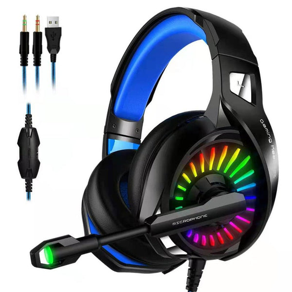A20 Gaming Headset 7.1 Surround Sound Bass Stereo Professional Usb Wired Headphones With Mic For Pc Laptop Gamer Headsets