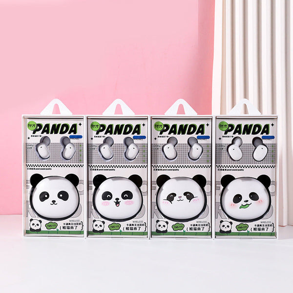 Tws True Wireless Sports Running Bluetooth Random Panda Design Earbuds