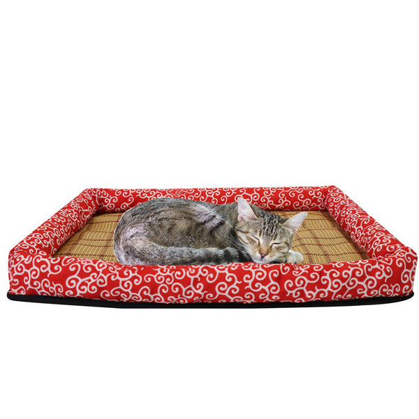 Summer Dog Cooling Bed Universal Mat Nest Ice Pad Pet Beds