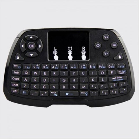 A3 Colorful Multi Backlight Mini Keyboard Air Mouse Black Backlit Version