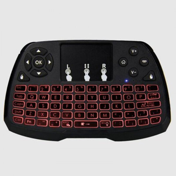 A3 Colorful Multi Backlight Mini Keyboard Air Mouse Black Backlit Version Keyboards & Keypads