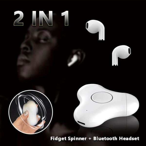 Multi-Functional Bluetooth Earphones Fingertip Gyro Fidget Spinner