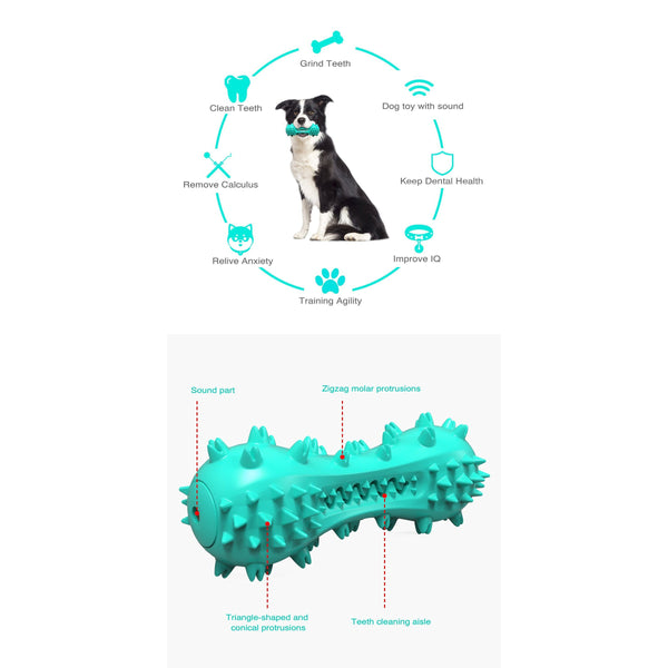 Dental Dumbbell Toothbrush Dog Toy Dog Toys