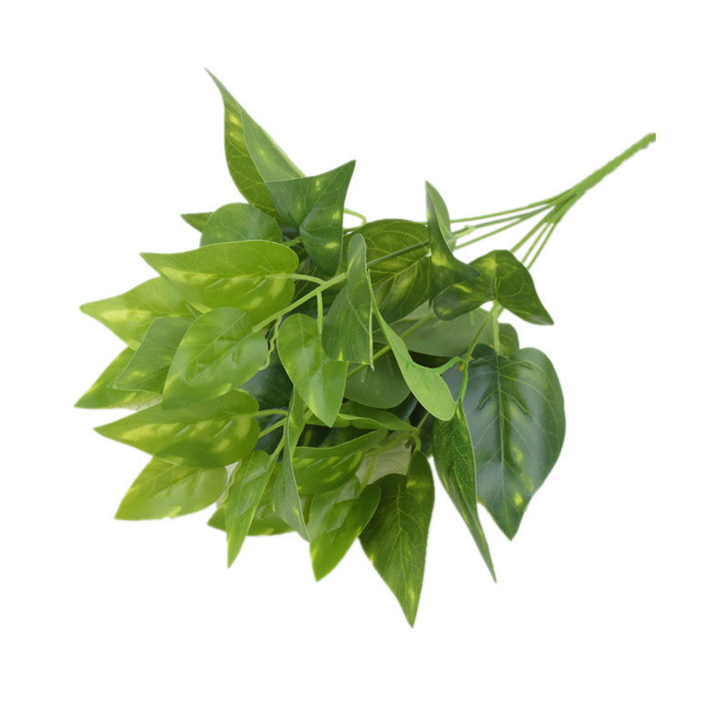 Single Bunch Of Artificial Flowers Plastic Green Plant Grass Arrangement Artificial Plants