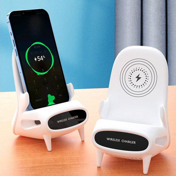 Mini Chair Wireless Charger Desk Mobile Phone Holder Chargers & Cradles
