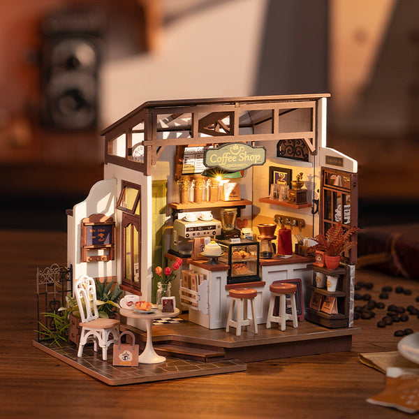 Rolife No.17 Cafe Miniature House Kit Dg162 3D Building Toys Gifts Puzzles