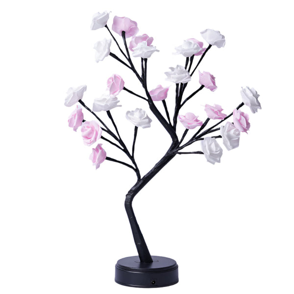 Table Lamp Flower Tree Rose Usb Operated Night Light For Home Wedding Decoration Night Lights