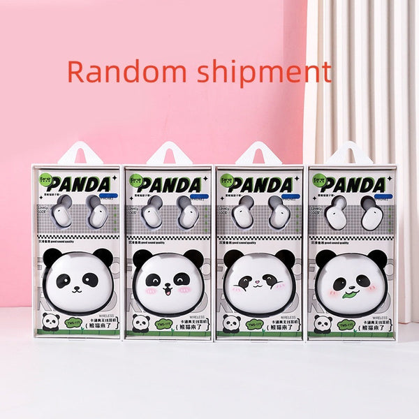Tws True Wireless Sports Running Bluetooth Random Panda Design Earbuds