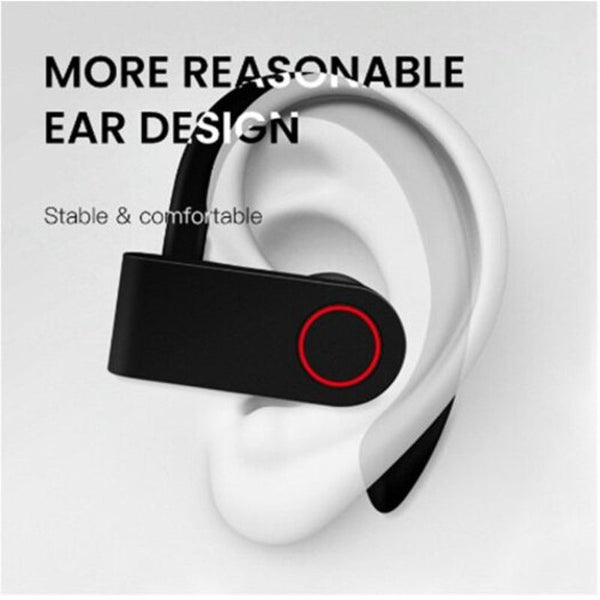 A9 True Wireless Headset 8 Hours Bluetooth Music 5.0 Waterproof Sports Black Earbuds