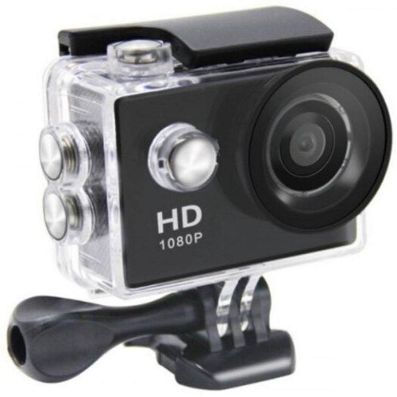 A9 Waterproof Outdoor Sports Camera 1080P Camcorder Black