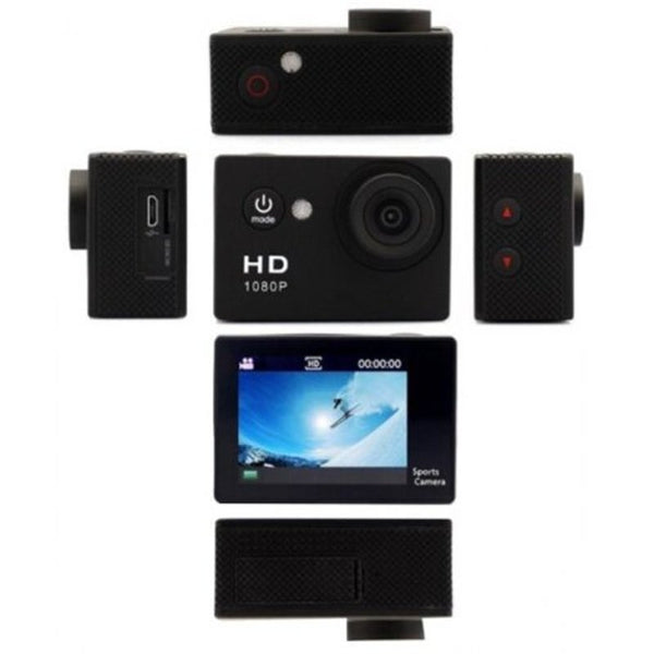 A9 Waterproof Outdoor Sports Camera 1080P Camcorder Black Camcorders
