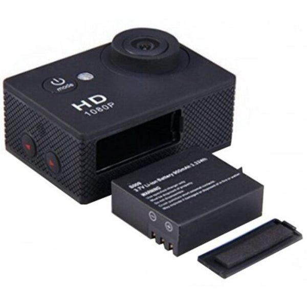 A9 Waterproof Outdoor Sports Camera 1080P Camcorder Black Camcorders